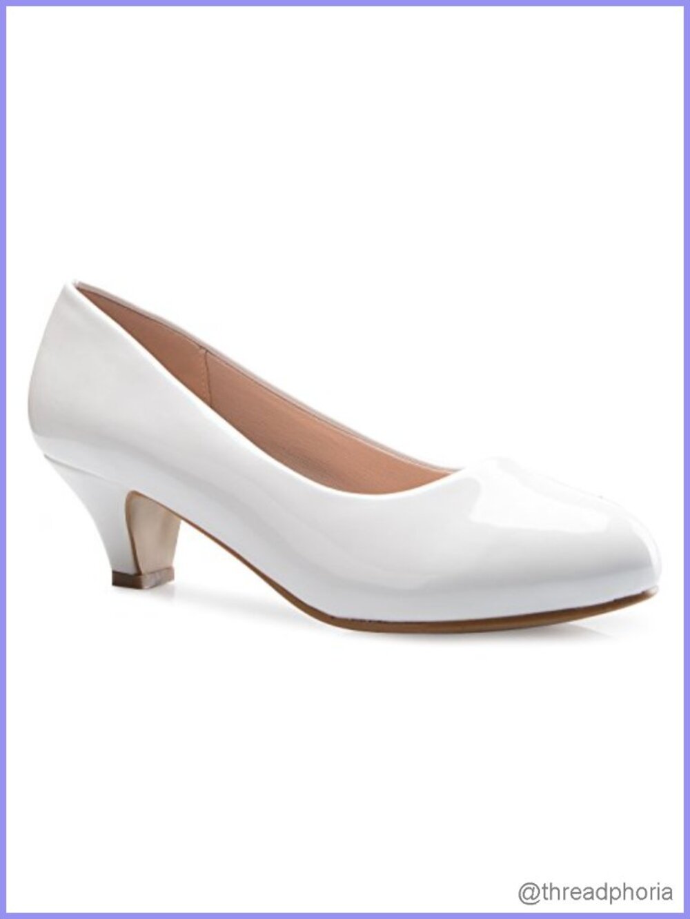 Olivia K Women's Classic Closed Toe Kitten Heel Pumps | Dress, Work, Party Low